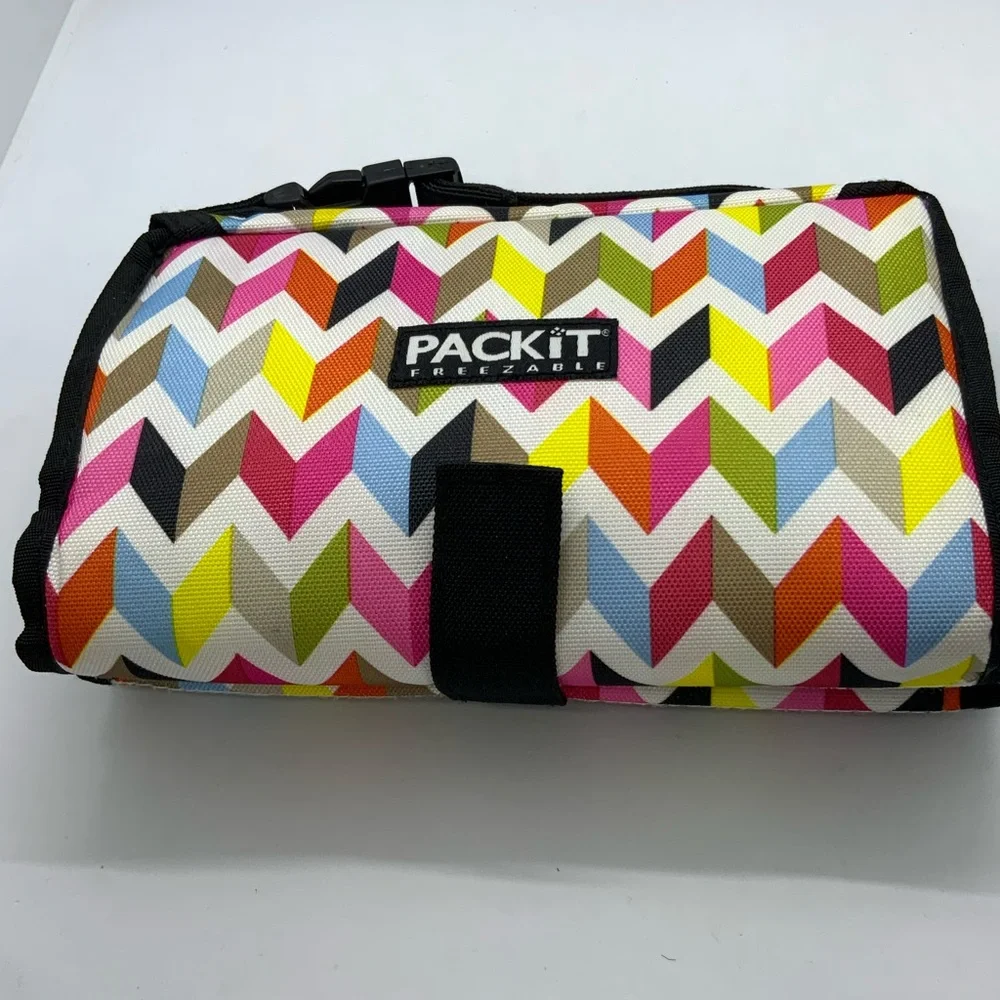 PackIt Freezable Chevron Lunch Bag